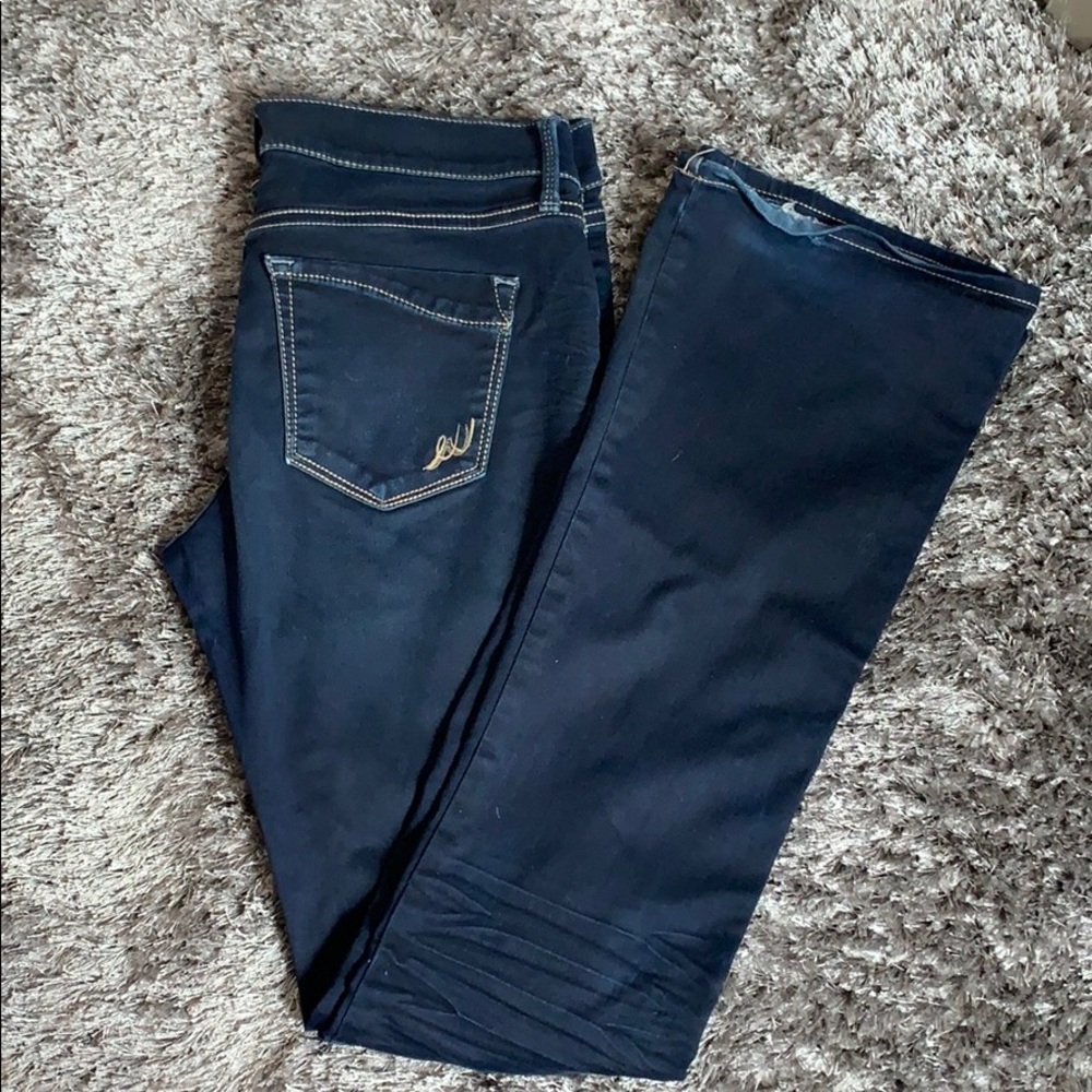 Bootcut low rise jeans